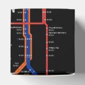 U-Bahn-Karte NY-Stadt Geschenkschachtel (Oben)