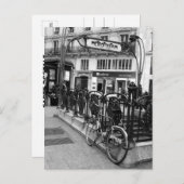 U-Bahn-Karte Postkarte (Vorne/Hinten)