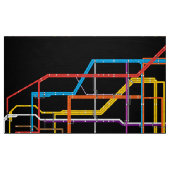 U-Bahn-Karte Stoff (Fat Quarter (45,7 x 55,9 cm))