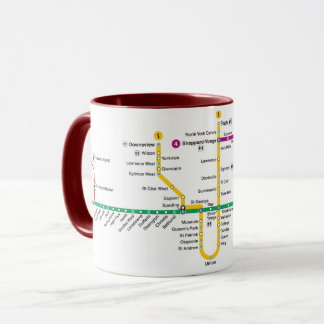 U-Bahn-Linie Toronto Tasse