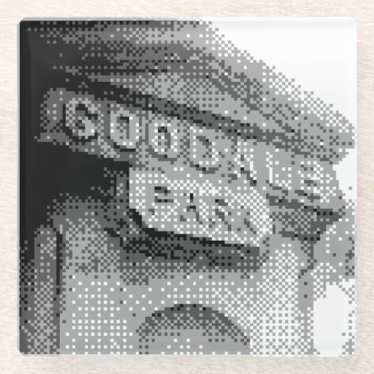 U-Bahn-Park Glasuntersetzer (Vorderseite)