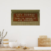 U-Bahn Poster (Küche)