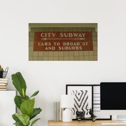 U-Bahn Poster (Heimbüro)
