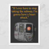 U-Bahn Postkarte (Vorderseite)