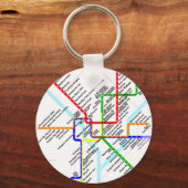 U-Bahn-Schlüsselanhänger Washington Schlüsselanhänger (Vorderseite)