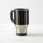 U-Bahn-Scroll-Tasse in Helsinki Reisebecher (Vorderseite Links)