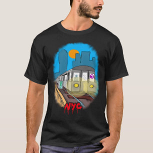 U-Bahn-Serie 7 des NYC T-Shirt