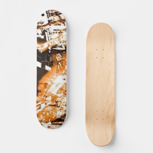 U-Bahn Skateboard (Vorderseite)