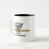 U-Bahn-Staat-Sonderleistungen Zweifarbige Tasse (Vorderseite Links)