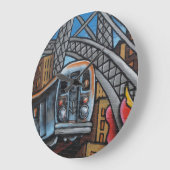 U-Bahn städtische Graffiti-Kunst Große Wanduhr (Winkel)