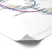 U-Bahn-Station 1 Poster (Ecke)