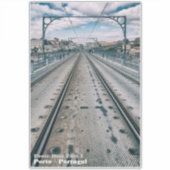 U-Bahn-Station Dom Luis I Brücke Oberdeck Aufkleber (Vorderseite)