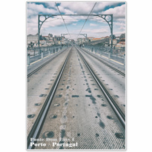 U-Bahn-Station Dom Luis I Brücke Oberdeck Aufkleber