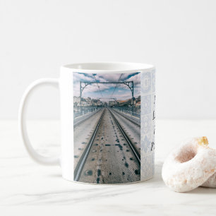 U-Bahn-Station Dom Luis I Brücke Oberdeck Kaffeetasse