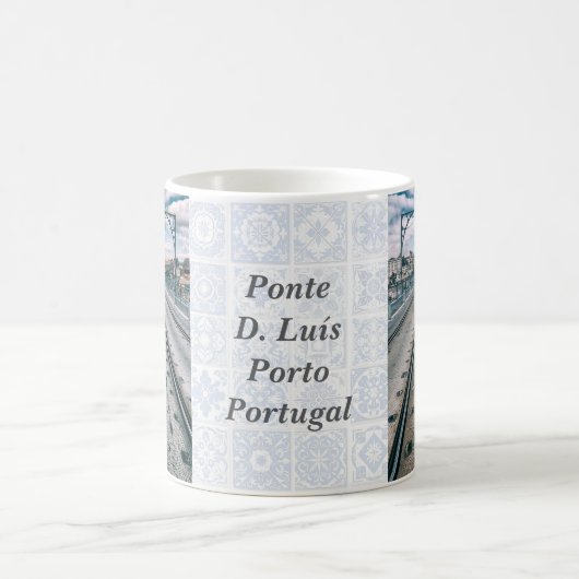 U-Bahn-Station Dom Luis I Brücke Oberdeck Kaffeetasse (Mittel)