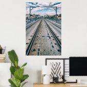 U-Bahn-Station Dom Luis I Brücke Oberdeck Poster (Heimbüro)