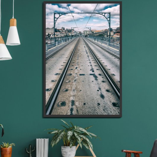 U-Bahn-Station Dom Luis I Brücke Oberdeck Poster