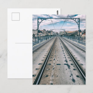 U-Bahn-Station Dom Luis I Brücke Oberdeck Postkarte