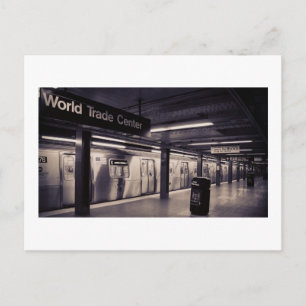 U-Bahn-Station World Trade Center - NYC Postkarte