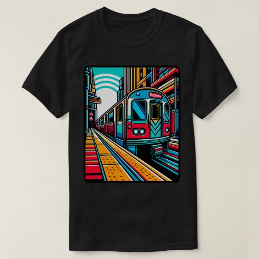 U-Bahn T-Shirt (Design vorne)