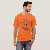 U-Bahn-T - Shirt in Athletic Orange (Vorne ganz)