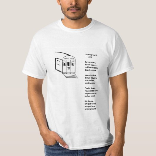 U-Bahn-T - Shirt Sightseeing (Vorderseite)