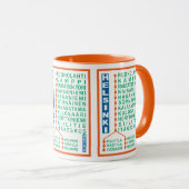 U-Bahn-Tasse in Helsinki Tasse (VorderseiteRechts)