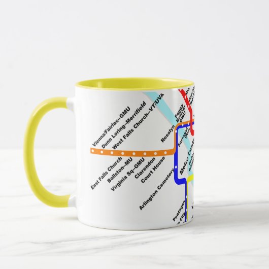 U-Bahn Tasse Washington (Links)