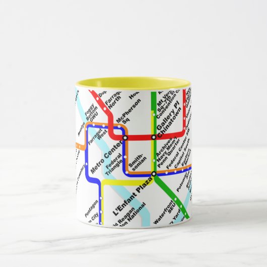 U-Bahn Tasse Washington (Zentrum)