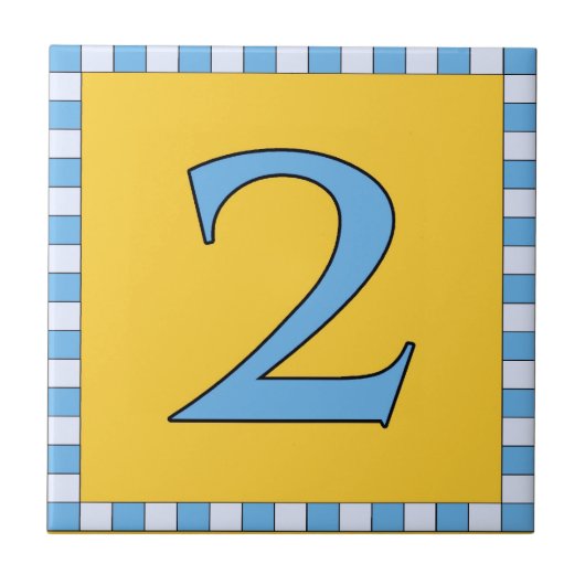 U-Bahn-Tiles Karo Rahmen 2 Fliese (Vorderseite)