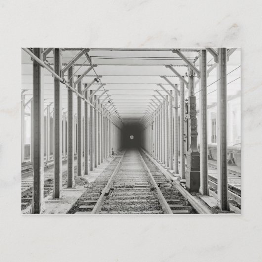 U-Bahn-Tunnel, 1904 Postkarte (Vorderseite)
