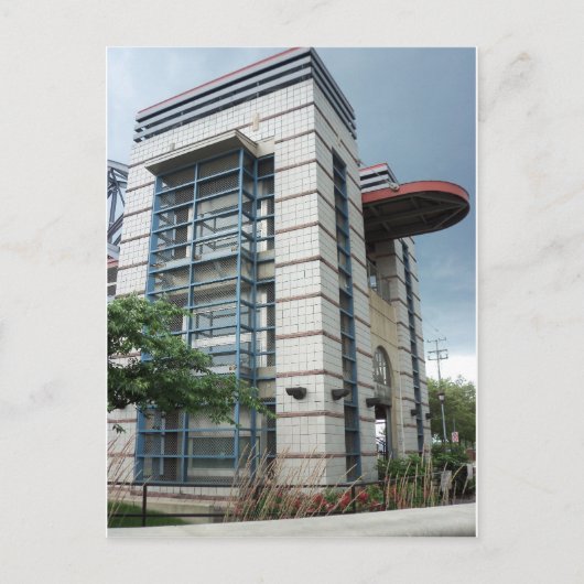 U-Bahn-Turm Postkarte (Vorderseite)