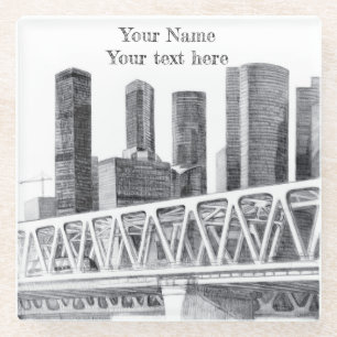 U-Bahn-Untersetzer Glasuntersetzer