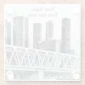 U-Bahn-Untersetzer Glasuntersetzer (Rückseite)