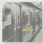 U-Bahn-Untersetzer New York City Steinuntersetzer (Vorderseite)