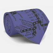 U-Bahn-Vintage Bahnlinie Chicago Krawatte (Gerollt)