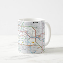 U-Bahn von Berlin Kaffeetasse