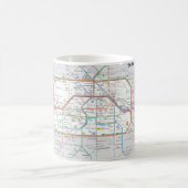 U-Bahn von Berlin Kaffeetasse (Mittel)