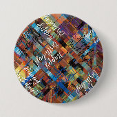 U-Bahn von Kairo - Happy Birthday Button (Vorderseite)