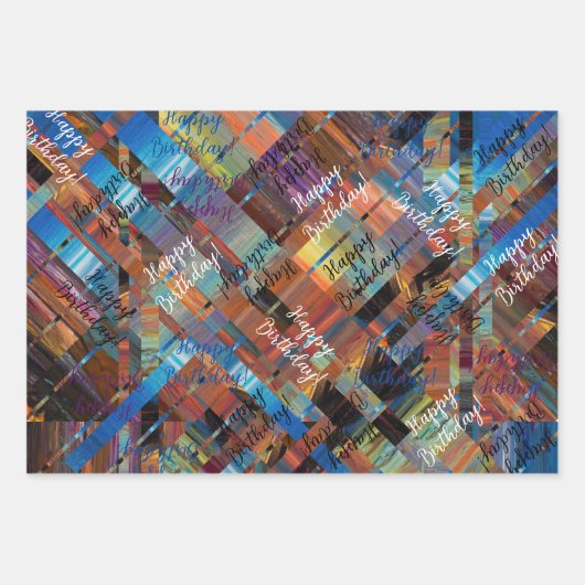 U-Bahn von Kairo - Happy Birthday Geschenkpapier Set (Vorderseite)