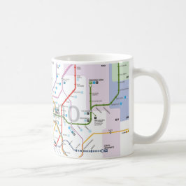U-Bahn von Mailand Kaffeetasse