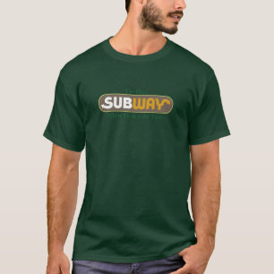 U-BahnDer Ort, an dem Frisch das RetroVintage ist T-Shirt