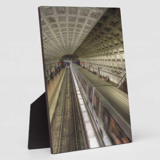 U-Bahnhof Washington DC Fotoplatte (Seite)