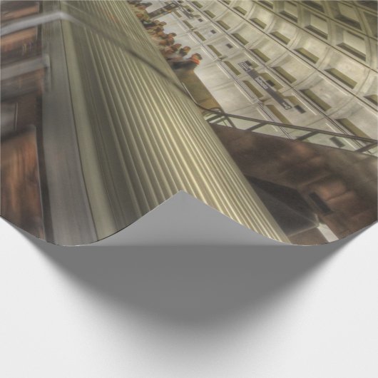 U-Bahnhof Washington DC Geschenkpapier (Ecke)