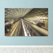 U-Bahnhof Washington DC Leinwanddruck (Insitu (Holzboden))