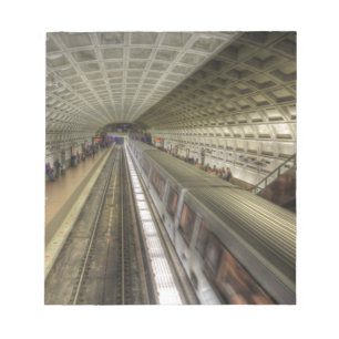 U-Bahnhof Washington DC Notizblock