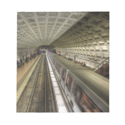 U-Bahnhof Washington DC Notizblock (Vorderseite)