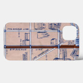 U-BAHNKARTE NEW YORK, 1940 2 Case-Mate iPhone HÜLLE (Rückseite (Horizontal))