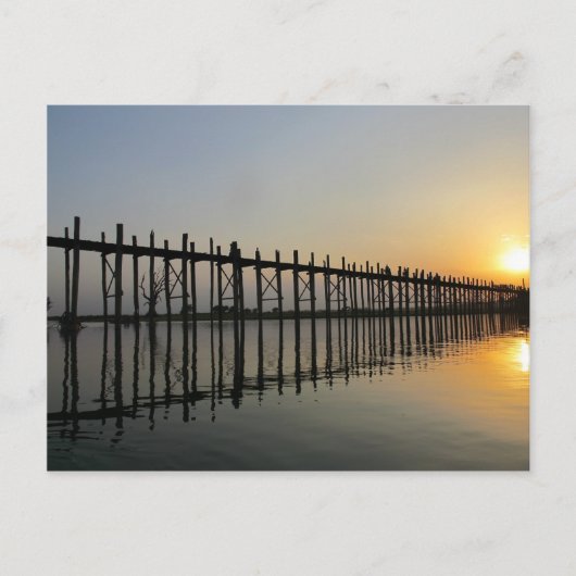 U-Bein-Brücke Postkarte (Vorderseite)