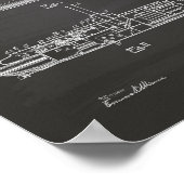 U-Boot 1919 Patentenkabine Poster (Ecke)